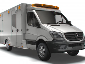 Mercedes Benz Sprinter Ambulance 2019 3D Model