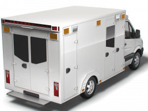 Mercedes Benz Sprinter Ambulance 2019 Modèle 3D