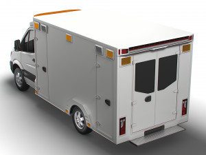 Mercedes Benz Sprinter Ambulance 2019 Modèle 3D