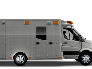 Mercedes Benz Sprinter Ambulance 2019 Modèle 3D