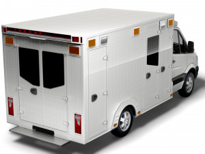 Mercedes Benz Sprinter Ambulance 2019 Modèle 3D