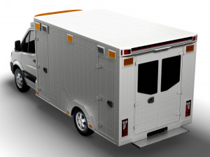 Mercedes Benz Sprinter Ambulance 2019 Modèle 3D