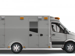 Dodge Sprinter Ambulance 2009 3D Model