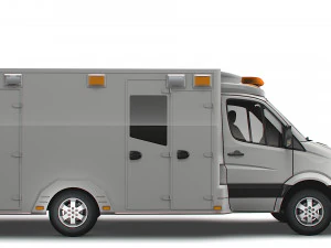 Dodge Sprinter Ambulance 2009 3D Model