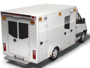 Dodge Sprinter Ambulance 2009 3D Model