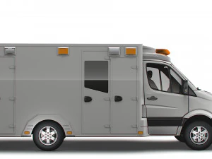 Dodge Sprinter Ambulance 2009 3D Model