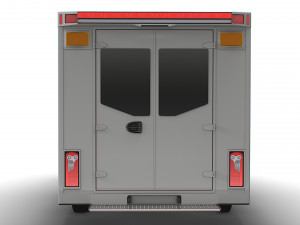 Dodge Sprinter Ambulance 2009 3D Model