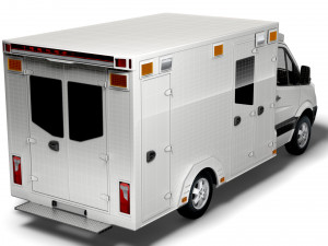 Dodge Sprinter Ambulance 2009 3D Model