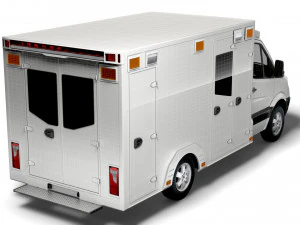 Dodge Sprinter Ambulance 2009 3D Model