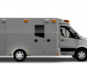 Dodge Sprinter Ambulance 2009 3D Model