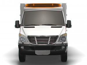 Freightliner Sprinter Box Ambulance 2008 3D Model