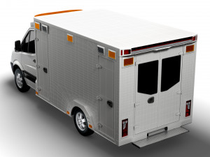 Freightliner Sprinter Box Ambulance 2008 3D Model