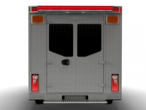 Freightliner Sprinter Box Ambulance 2008 3D Model