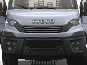 Iveco Daily Doka 4x4 HQ Interior 2017 3D Модель