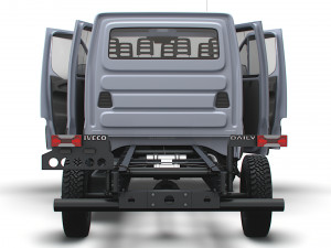 Iveco Daily Doka 4x4 HQ Interior 2017 3D Модель