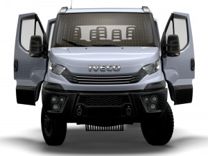 Iveco Daily Doka 4x4 HQ Interior 2017 3D Модель
