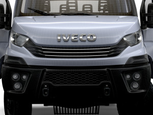 Iveco Daily Doka 4x4 HQ Interior 2017 3D Модель