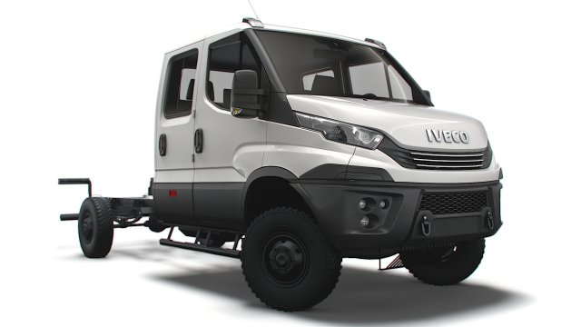 Iveco Dayli Doka 4x4 2017 3D 模型 .c4d .max .obj .3ds .fbx .stl .blend 