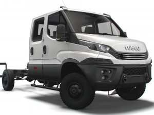 Iveco Dayli Doka 4x4 2017 3D Model
