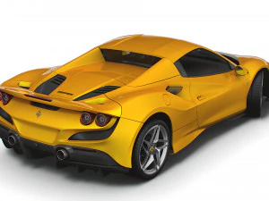 Ferrari F8 Spider 2023 3D Model