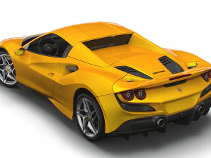 Ferrari F8 Spider 2023 3D Model