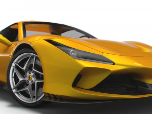 Ferrari F8 Spider 2023 3D Model