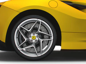 Ferrari F8 Spider 2023 3D Model