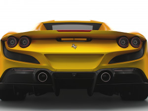 Ferrari F8 Spider 2023 3D Модель