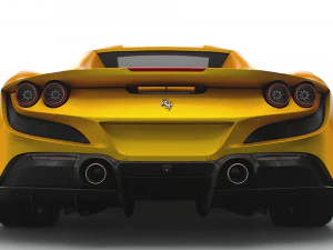Ferrari F8 Spider 2023 3D Model