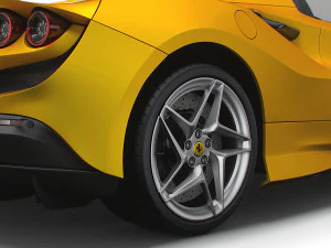 Ferrari F8 Spider 2023 3D Model