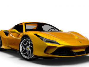 Ferrari F8 Spider 2023 3D Модель