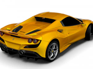 Ferrari F8 Spider 2023 3D Model