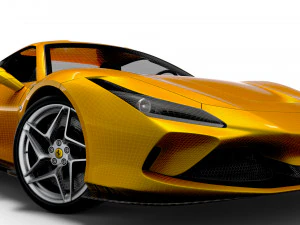Ferrari F8 Spider 2023 3D Model