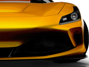 Ferrari F8 Spider 2023 3D Model