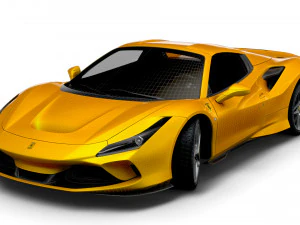 Ferrari F8 Spider 2023 3D Model
