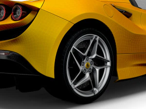 Ferrari F8 Spider 2023 3D Model