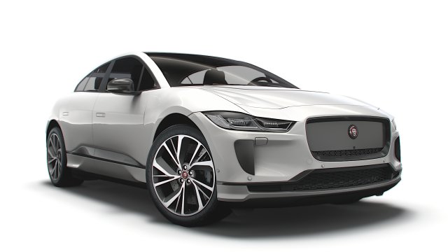 Jaguar I Pace 2024 3D Модель .c4d .max .obj .3ds .fbx .stl .blend 