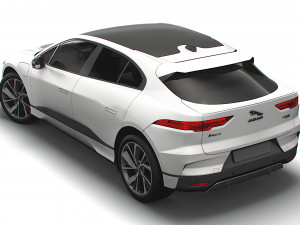 Jaguar I Pace 2024 3D Модель