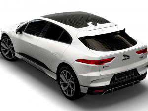 Jaguar I Pace 2024 3D Модель