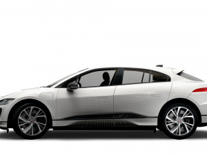 Jaguar I Pace 2024 3D Модель