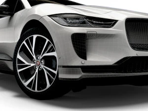 Jaguar I Pace 2024 3D Model