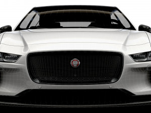 Jaguar I Pace 2024 3D Модель