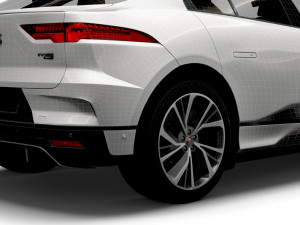Jaguar I Pace 2024 3D Модель