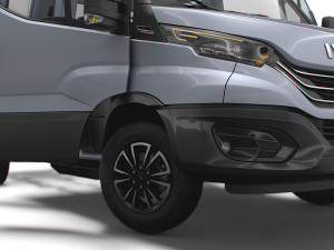 Iveco Daily Crew Cab L2 Chassis 2023 Modello 3D