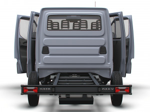 Iveco Daily Crew Cab L2 Chassis 2023 Modello 3D