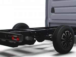 Iveco Daily Crew Cab L2 Chassis 2023 Modello 3D