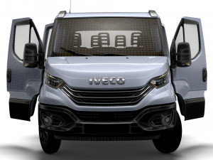 Iveco Daily Crew Cab L2 Chassis 2023 Modello 3D