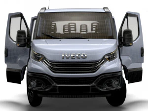Iveco Daily Crew Cab L2 Chassis 2023 3D Model