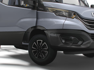 Iveco Daily Crew Cab L3 Chassis 2023 3D Model
