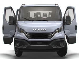 Iveco Daily Crew Cab L3 Chassis 2023 3D Model